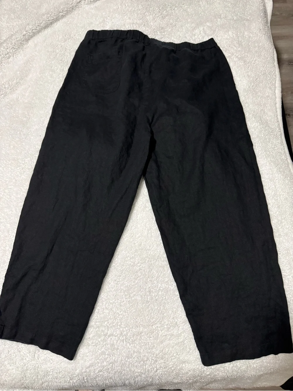 Quince Black Linen Pants